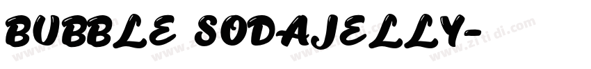 BUBBLE SODAJELLY字体转换
